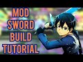 Beginners guide to a mod sword build in saoif sub indonesia