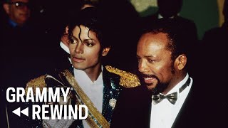 Watch Michael Jackson Quincy Jones Win A GRAMMY For E T The Extra-Terrestrial GRAMMY Rewind