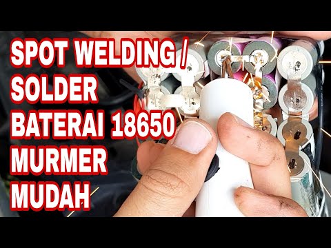 Spot Welding | Solder Baterai 18650 | Solder Las Titik / Nokta Kaynağı / 18650 Pil için Akü Bataryas