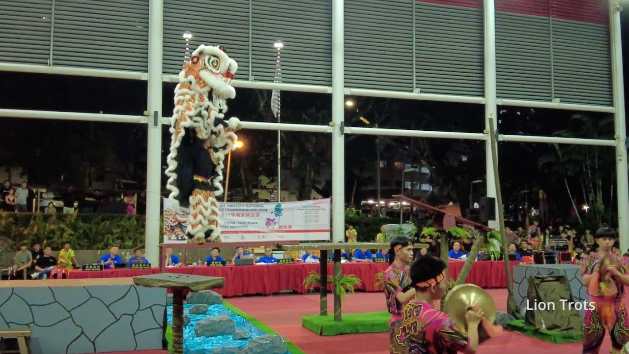Ding Sheng 鼎聖 at 28th Ngee Ann City Lion Dance Championship Preliminary on 21 Jul 2024