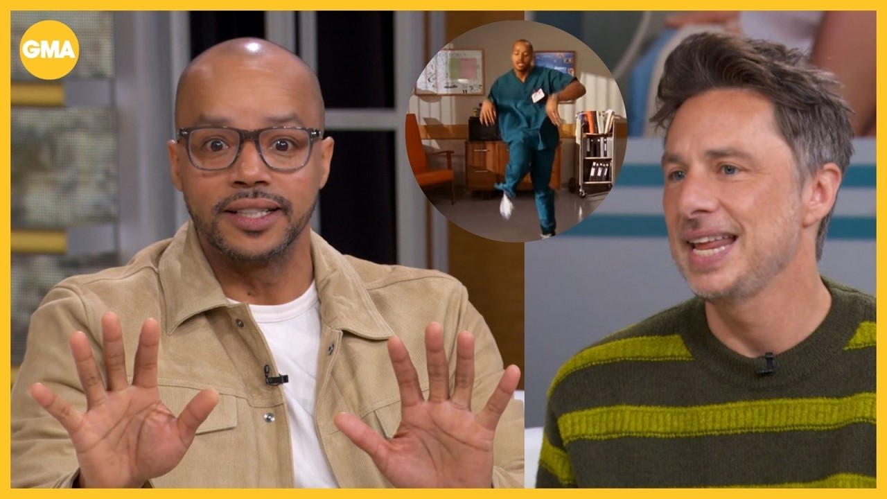Donald Faison, Zach Braff share hilarious story behind ‘Poison’ dance on ‘Scrubs’