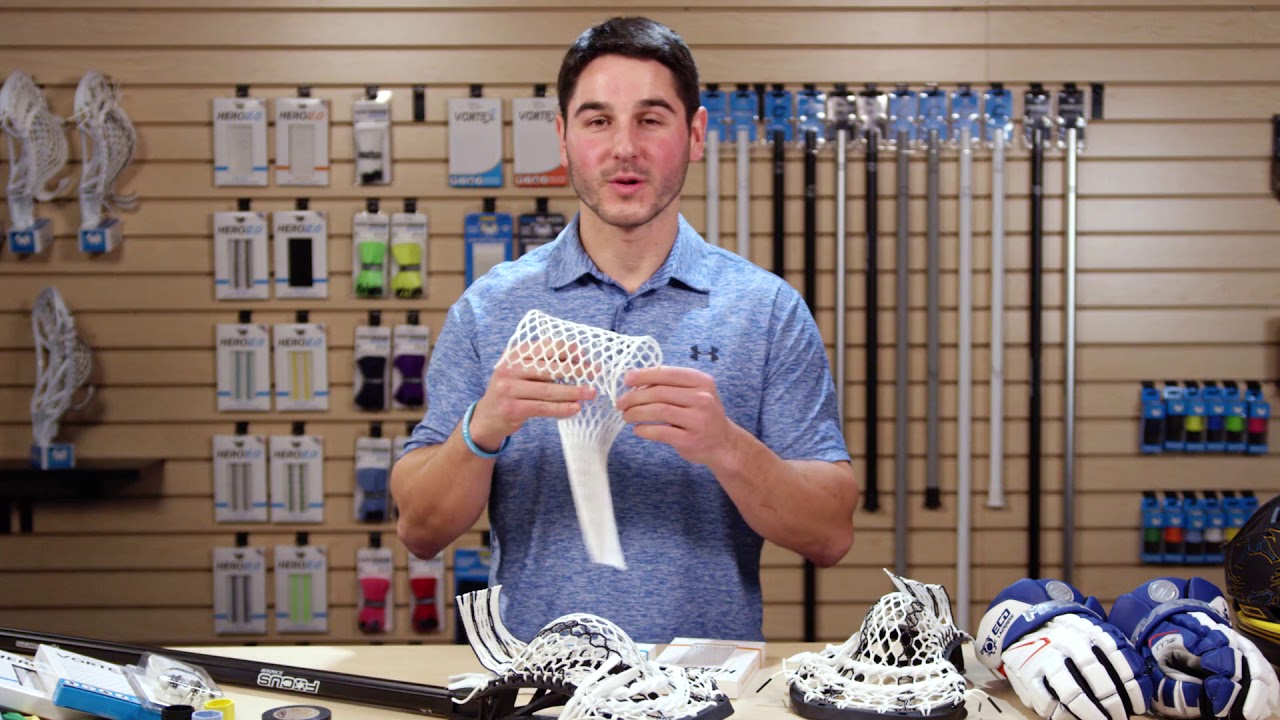 How to Choose Mesh for Men's LAX Stick YouTube