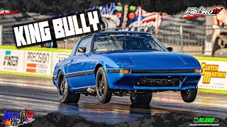 King Bully Mazda Rx7 13b Turbo Stick Shift ``No Wheelie Bar`` Bracketazo para PAPA 2024 OSW