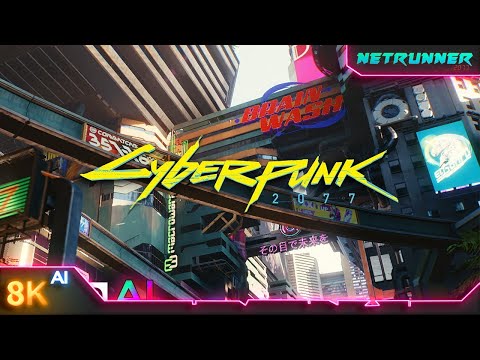 [8K AI] Cyberpunk 2077 Gameplay Demo | Machine Learning AI Upscale