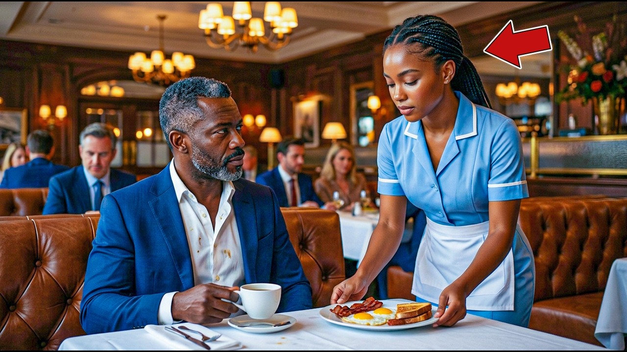 Un milliardaire commande le plat le moins cher… la réaction de la serveuse le touche instantanément