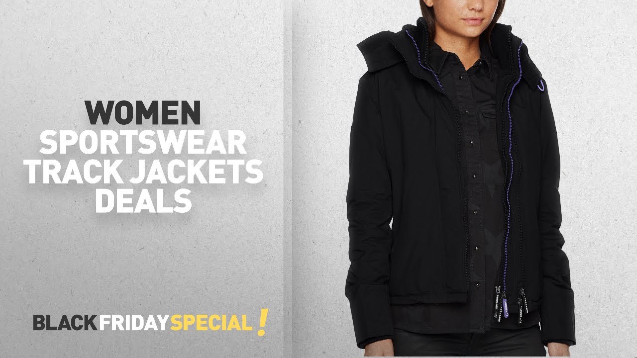 Black Friday Women Sportswear Track Jackets Deals: Superdry Women's Sports Jacket
