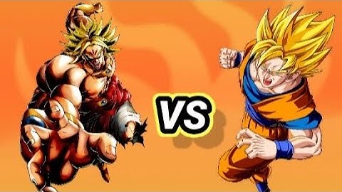 goku vs broly (dragon ball z shin budokai 2)