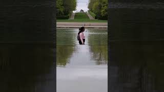 Walking on water? 🌊 | ShotonPixel 9a #parcdesceaux #pixel9a #parisvibes #creativephoto #shortsfrance