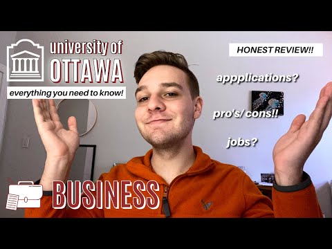 University of Ottawa - Business | THE BEST ADVICE FOR FIRST YEAR STUDENTS??