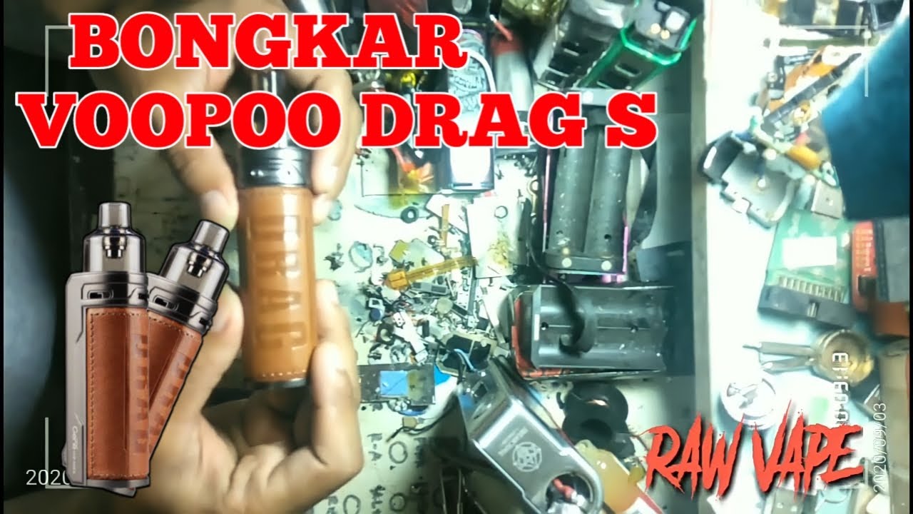 cara bongkar (disassembly) POD VOPPO DRAG S & review mesinya
