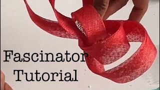 Easy fascinator tutorial. How to make a fascinator