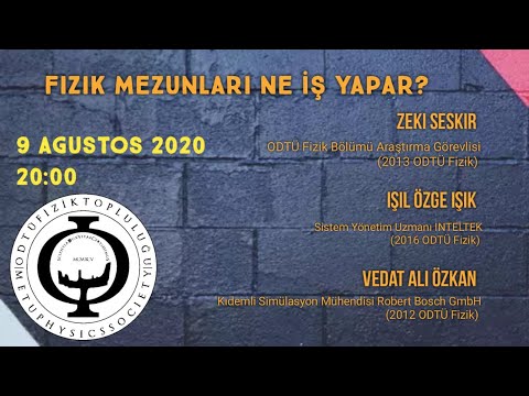 Fizik Mezunları Ne İş Yapar? | ODTÜ Fizik