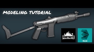 3D Modeling Tutorial - Stylized Weapon(Fortnite) in 3ds Max and Zbrush | Part 4