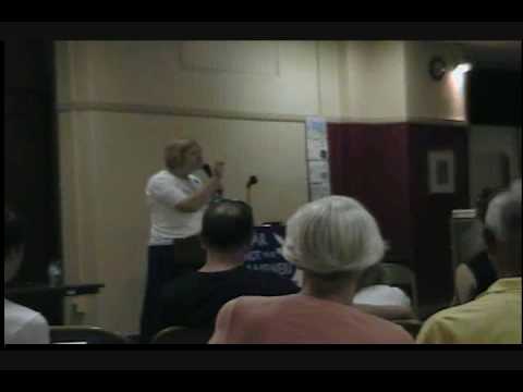 Cindy Sheehan Speaks at St Colman Catholic Church ...