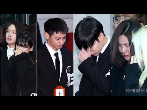 SHINee Members, SNSD (Taeyeon, Yoona...) and SM Family Heartbreaking Moment Farewell to Jonghyun