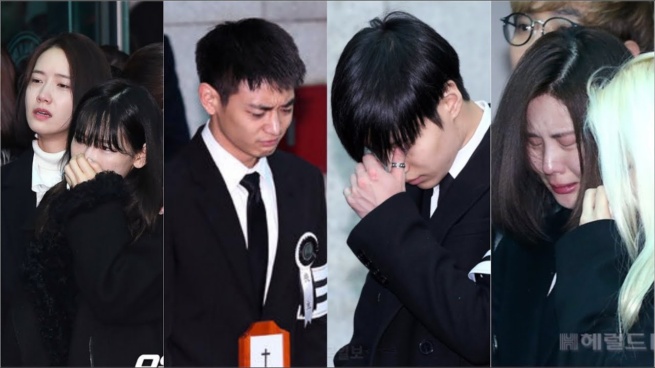 SHINee Members, SNSD (Taeyeon, Yoona...) and SM Family Heartbreaking Moment Farewell to Jonghyun