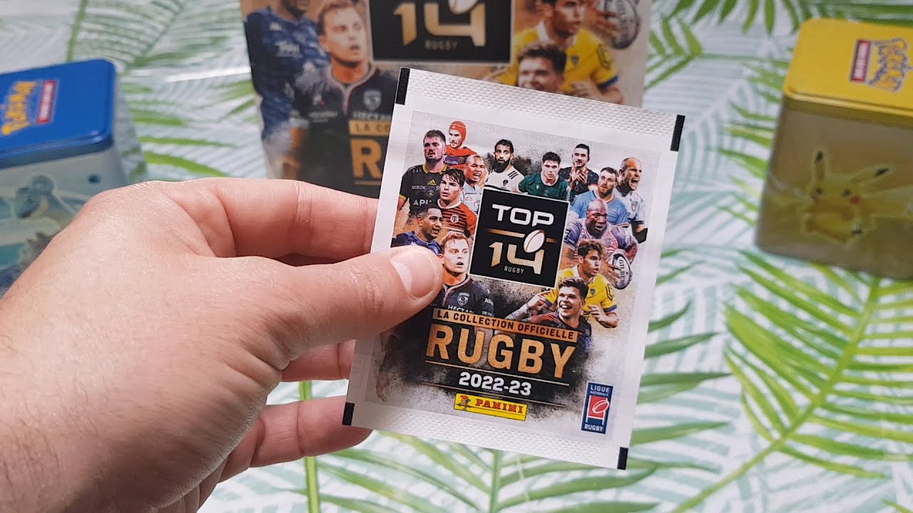 Panini Rugby Top 14 2025-2026 – Álbum De 64 Páginas + 4 Sobres De 5 Pegatinas (20 Pegatinas), 326 Cromos, 98 Especiales, Colección Oficial Para Fans Del Rugby