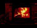 Relaxing fireplace music 3+ Hours - with soft piano, gentle harp &amp; emotional violin for deep calm