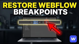 How to restore responsive breakpoints in Webflow after changes - Detailed Guide