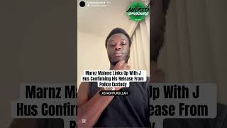 Marnz Malone Links Up With J Hus Confirming His Release From Police Custody #JHus #MarnzMalone