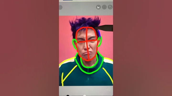 Drawing Thanos from Squid Game💜