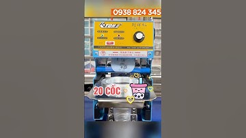 Máy đóng miệng cốc chè, cốc canh - MÁY ÉP MIỆNG LY ETON