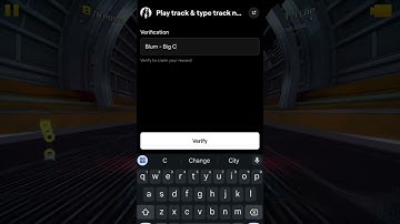 Play track & type track name blum code | Blum Video code | Blum code Play track & type track