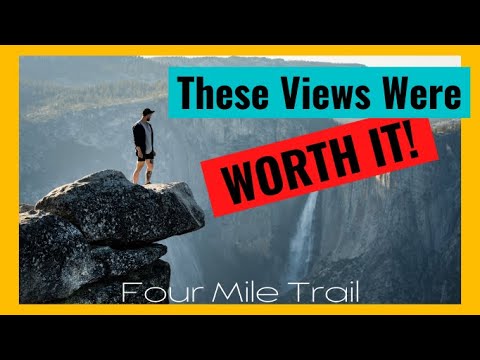 Glacier Point || Hiking Four Mile Trail In Yosemite National Park