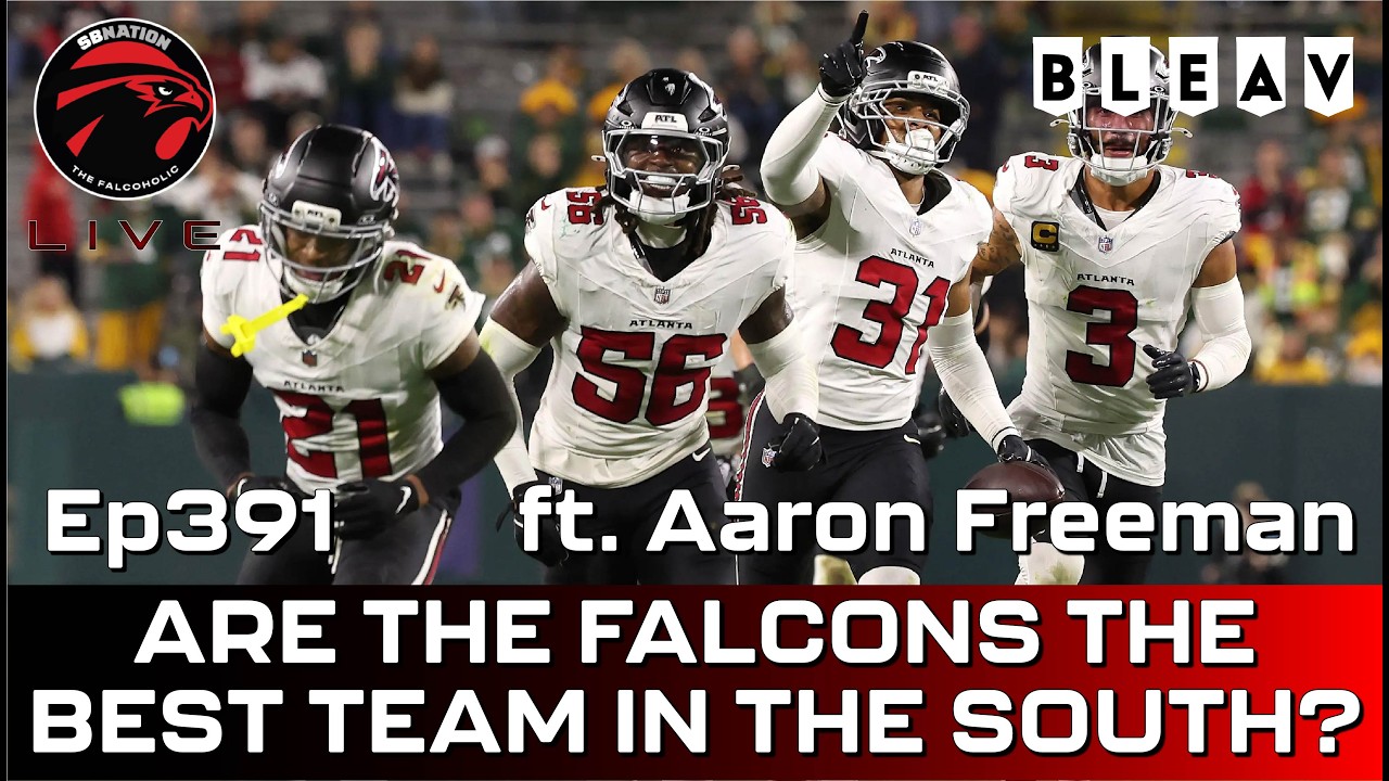 Are the Falcons the best team in the NFC South? ft. Aaron Freeman: Falcoholic Live, Ep391