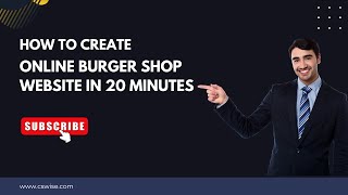 How To Create Online Burger Shop Website In 20 Minutes screenshot 5