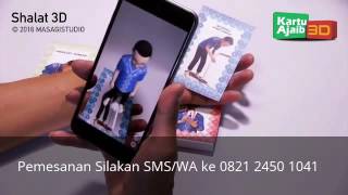 Kartu Ajaib Shalat 3D - Toko Olid - 0821 2450 1041