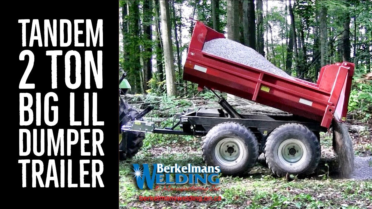 NEW! Tandem 3 Ton  ** Big Lil Dumper Trailer ** from Berkelmans Welding & Manufacturing