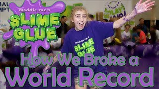 Maddie Rae Slime Glue Breaking A World Record, Worlds Largest Slime 13,820.Lbs