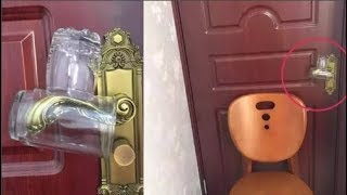 Nếu ở khách sạn một mình, hãy để 2 cái cốc vào tay nắm cửa lời giải thích làm nhiều người giật mình