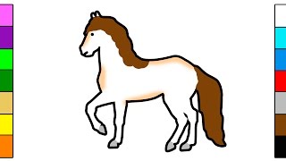Horse - Coloring Pages for Kids screenshot 1
