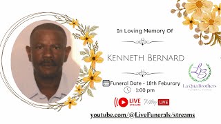 Funeral of Kenneth Branson Bernard also known as “Jamaica” & “Jagan” of St. Patrick