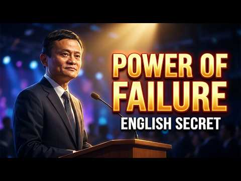 Power of Failure & English Secret | Jack Ma Motivation | Business English