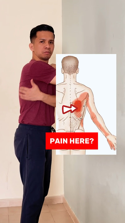 Lats pain relief stretch!