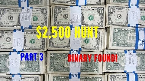Searching $2,500 in $1 Bills for Fancy Serial Numbers and Star Notes (part 3)