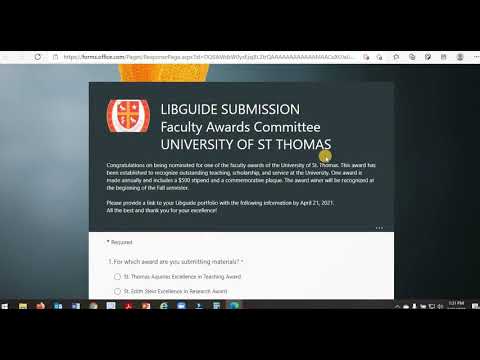 Getting started with Libguide