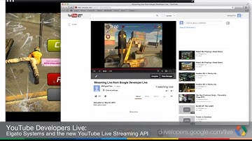 YouTube Developers Live: Elgato Systems and the new YouTube Live Streaming API