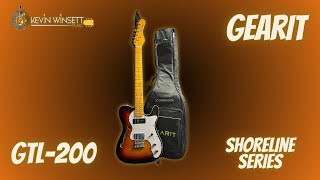 Gearit Shoreline GTL-200  | Unboxing, Review and Demo of this 85.00 starter guitar