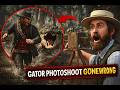 Gator photoshoot in the swamps!