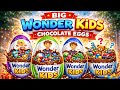 HUGE SURPRISE EGGS UNBOXING 😱 So Many Colorful Eggs | Kids Fun Video 