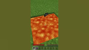 What happens when you throw netherite in lava