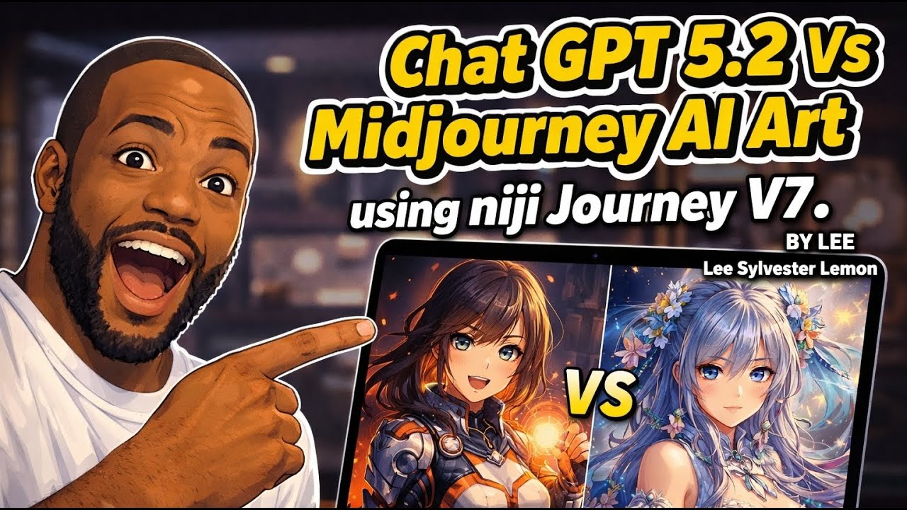 GPT 5.2 Vs Midjourney AI Art using niji Joureny V7 . BY LEE Lee ...