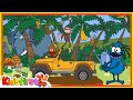 Clown Choocha in the jungle. Kids&#39; learning videos.