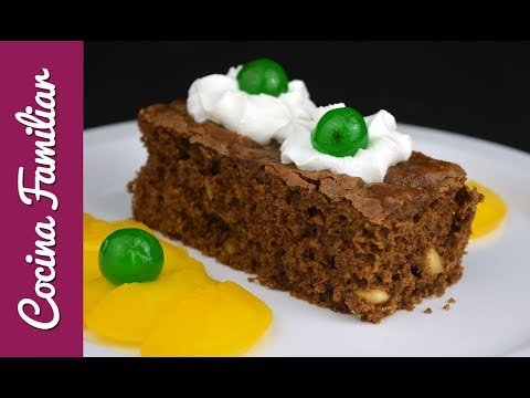 Brownie de chocolate con almendras. Recetas de morroneo | Recetas de Javier Romero