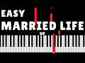 Married Life - Up | EASY Piano Tutorial