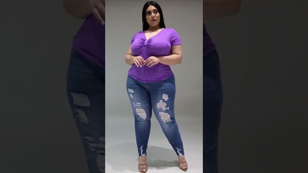 Fashion Ripped Jeans For Women Scratch Denim | Plus Size Scratch Denim | 